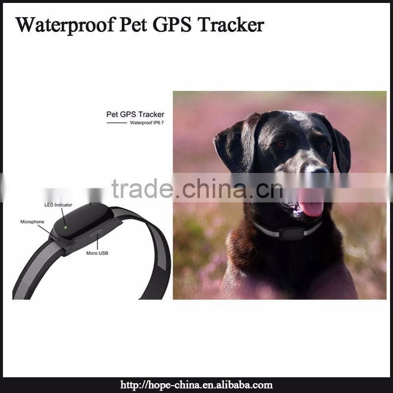 2016 hot New IP66 waterproof mini pet animal pet gps tracker/ mini pet gps tracking