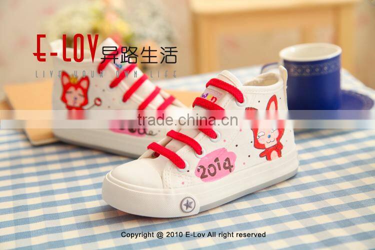 2015 hot sales high quality white canvas shoes no brand