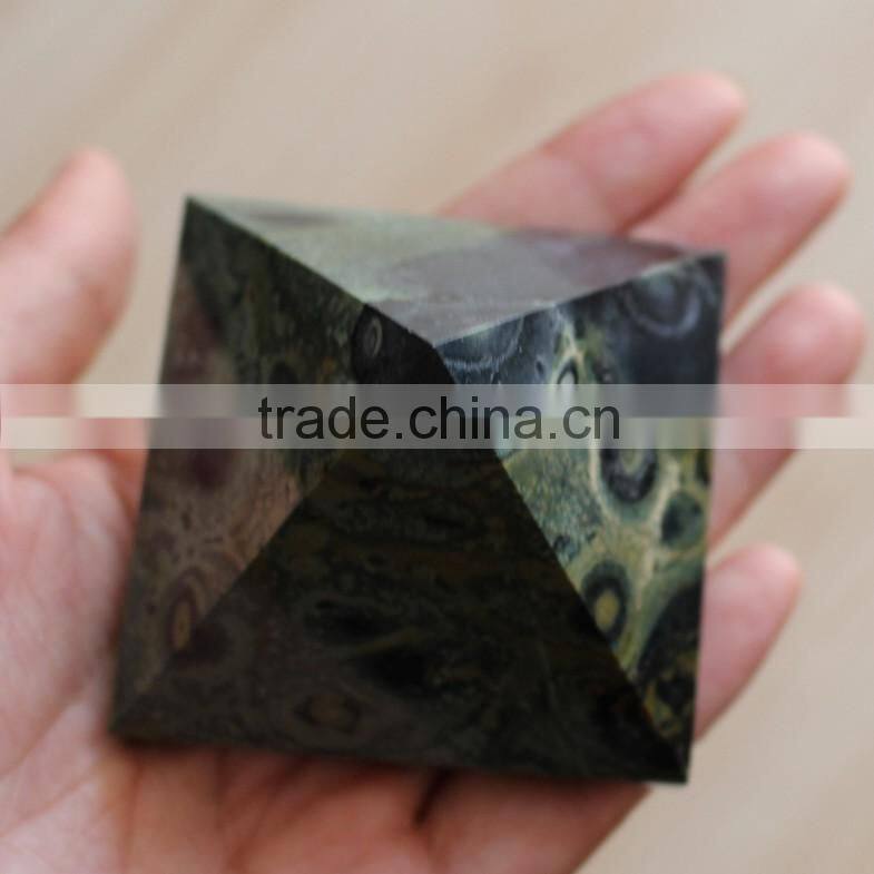 latest beautiful high quality Malachite pyramids manufacturer