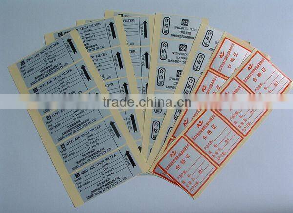 thermal paper printing sticker label high quality manufacturer