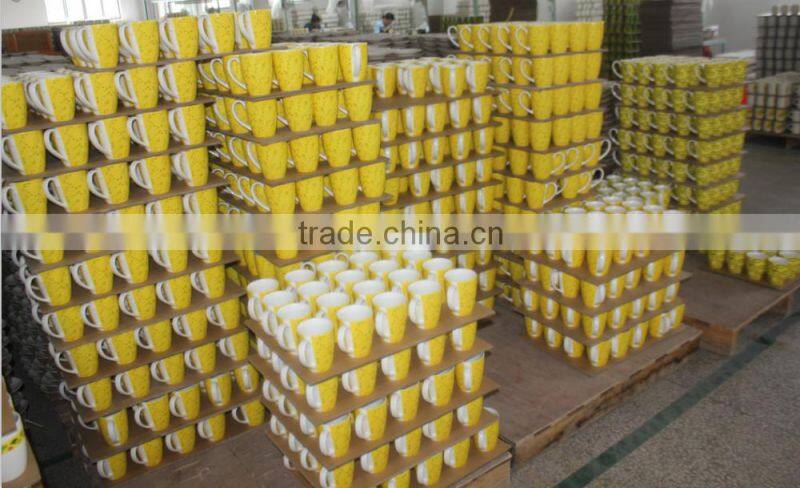 red and white couple creamic Mug