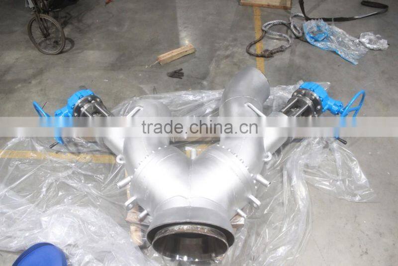 Jacketed vessel bottom reversing valve,Melt Valve,Stainless Steel Valve