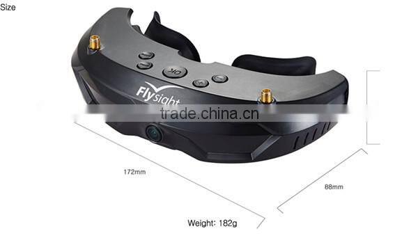 Flysight FPV 5.8GHz 40CH Diversity Goggles SpeXman for FPV Racer