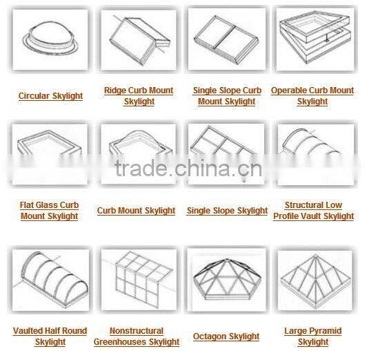 Polycarbonate Roofing skylight
