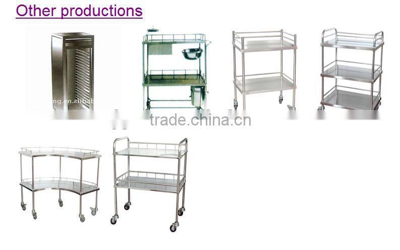 NFQ11 Stainless steel medical nursing treatment trolley