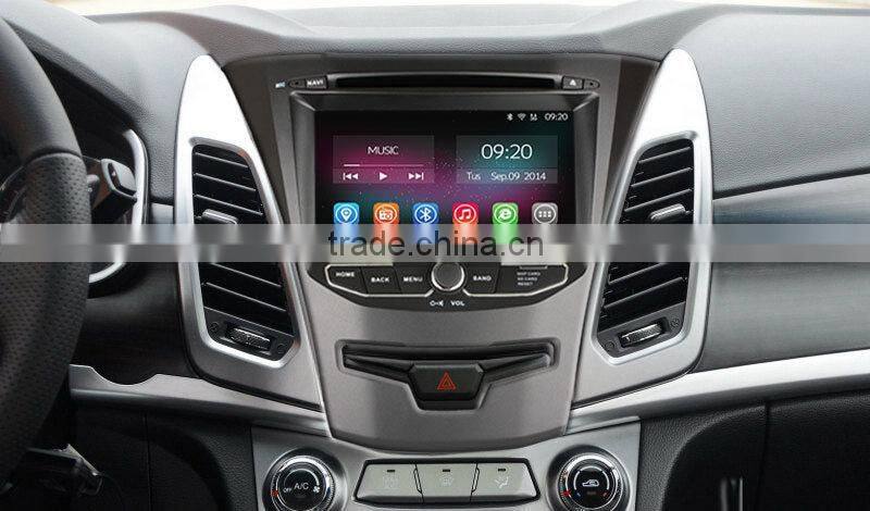 Ownice C200 Quad Core Cortex A9 2G DDR3 gps navigation system for ssangyong korando 2014 HD 1024*600 Support OBDll