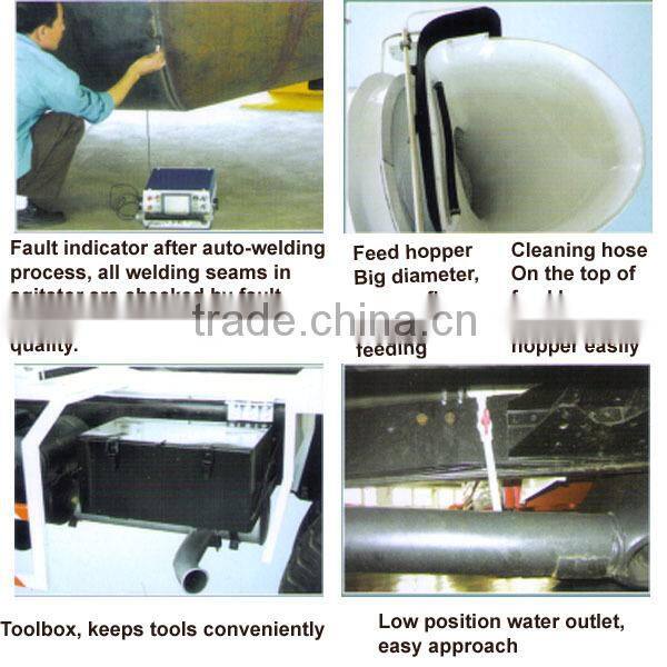 2015 New Designed High Efficiency Concrete Mixer Truck HDT5257GJB (8336) on Sale