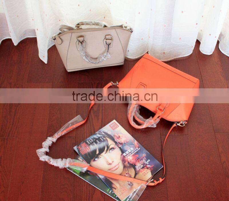 Fabric with-out print african beautiful young girls office shoulder handbag 2016 fabric tote bags