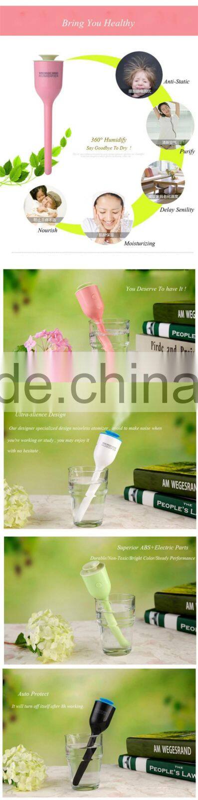 New usb magic stick desk humidifier ultrasonic aroma air diffuser mist maker