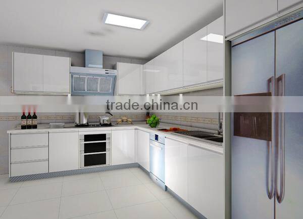 2016 new style Glossy doors Kitchen Cabinet