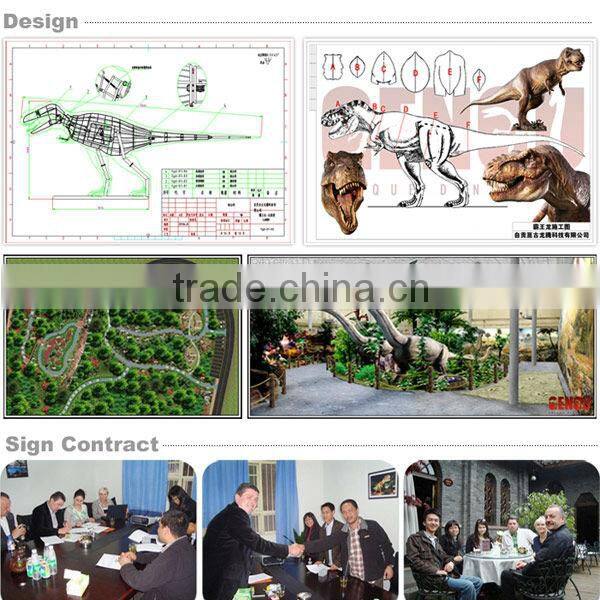 VGS-212 zigong dinosaur educational skeletons Museum Decoration Fiberglass Dinosaur Skeleton