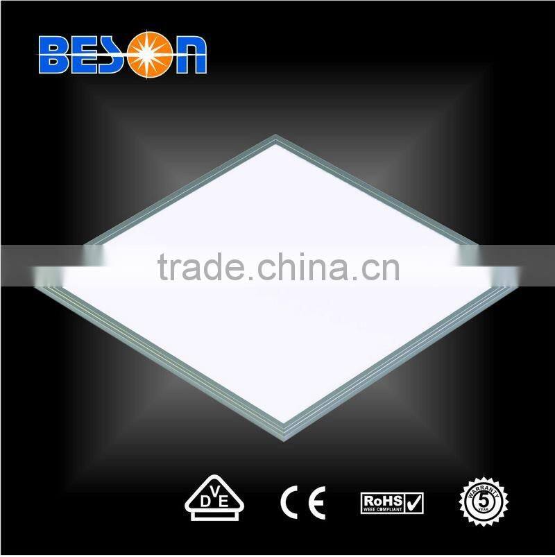 sensor dimmable 5 years CE ROHS VDE led panel light 62x62