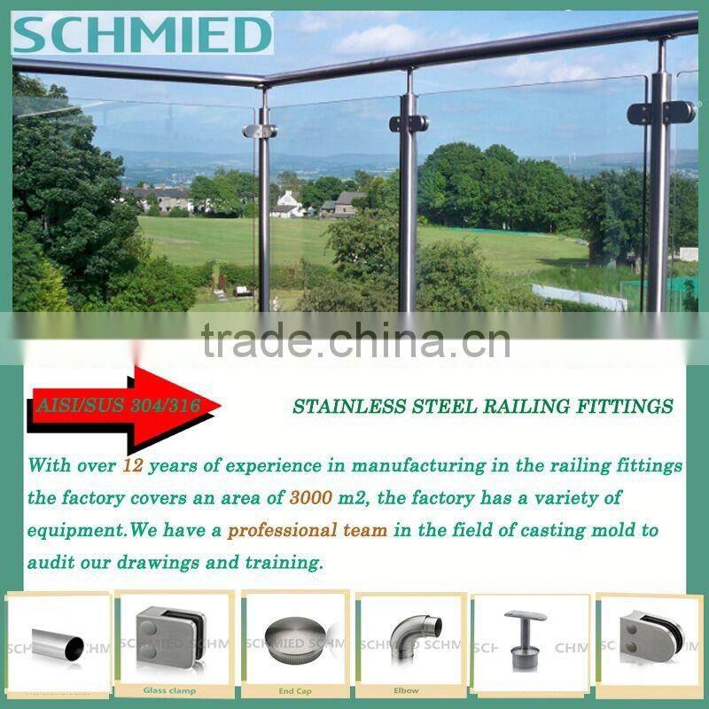 glass balustrade fittings stainless steel glass fittings square glass clamps
