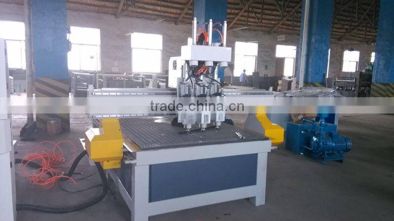 HSHM1325DK B2 CNC cutting machine with three spindles
