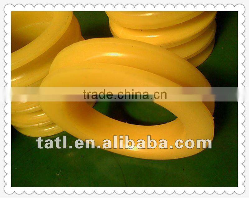 V Groove Polyurethane Wheels with Bearings PU Wheel for Transporting