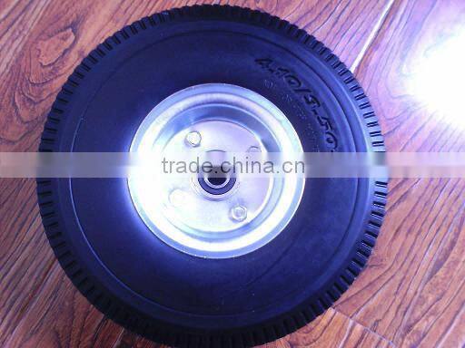 flat free tires / trolley wheel / rubber wagon wheels