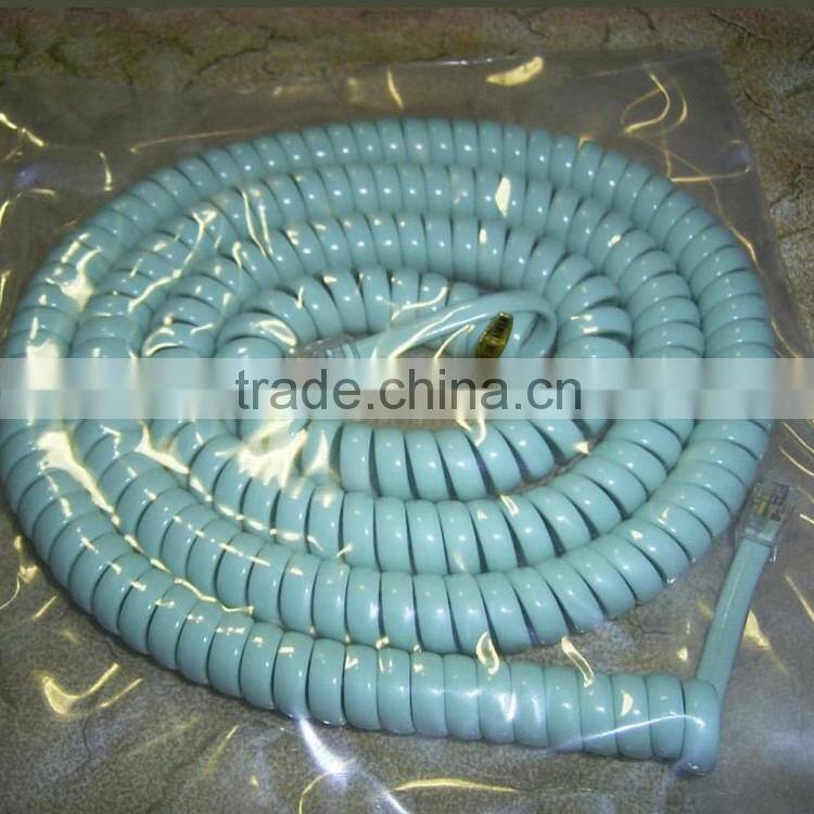 28AWG 7x0.12mm pure copper stranded pp core long telephone extension cable From Shenzhen Factory