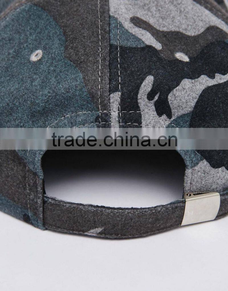 Daijun New Design OEM Hot Sale 100%Cotton Metal Buckle Multi Men Custom Camouflage Cap
