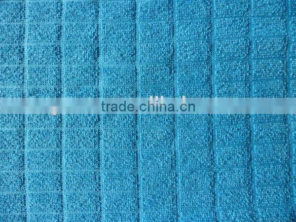 Microfibre square weft knitted cloth