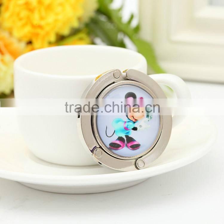 folding table portable lady bag holder