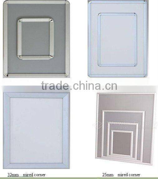 25mm Polished Silver extruded Aluminum poster Frames
