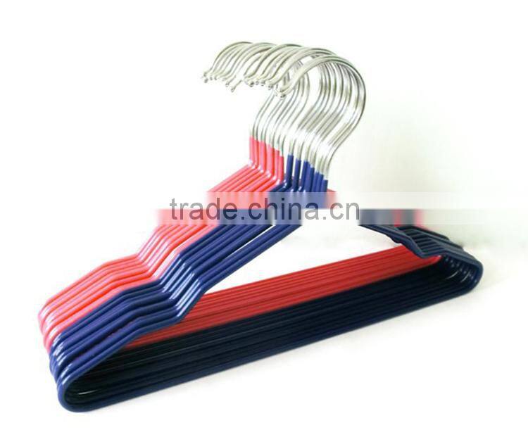 Kids PVC Coated Metal Hanger, Wire Clothes Hanger for Children
