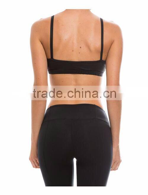 Women Swim Wear Mesh Block Bralette Women Workout Sportbra