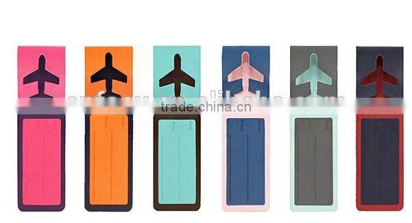 High quality leather luggage tag / traval tag / airplane bag tag