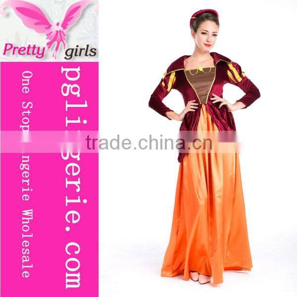 long gown Women Princess Halloween Long Dress for girl