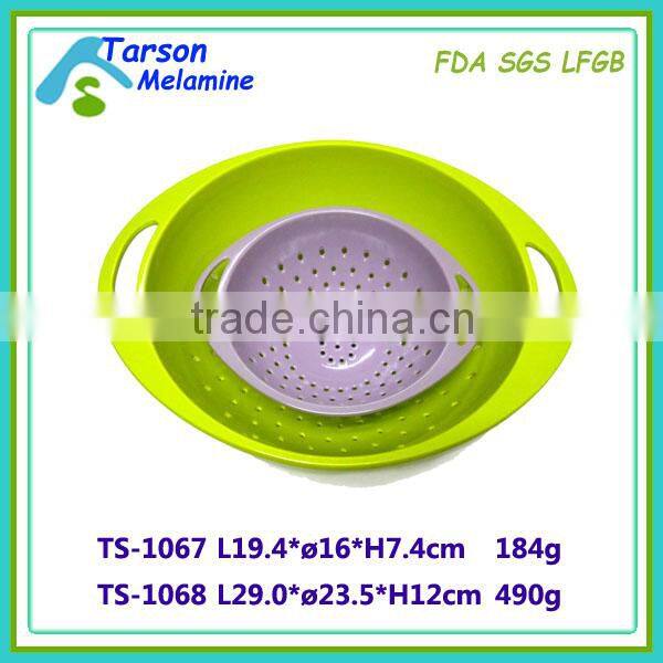 melamine colander with lid