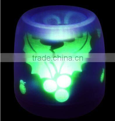 Christmas ornament plastic led christmas candle