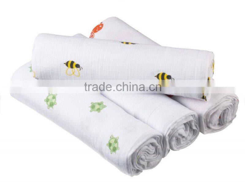 Baby Muslin Swaddle with size 47*47