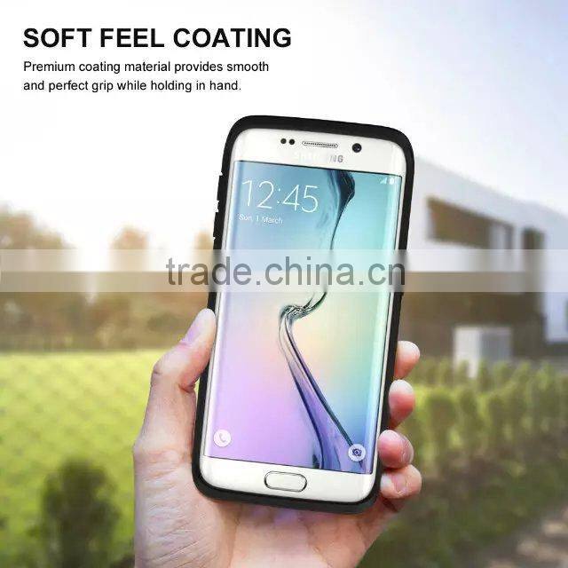 Fashion TPU+PC hybrid phone cases for samsung galaxy s6 edge case armor king china suppliers