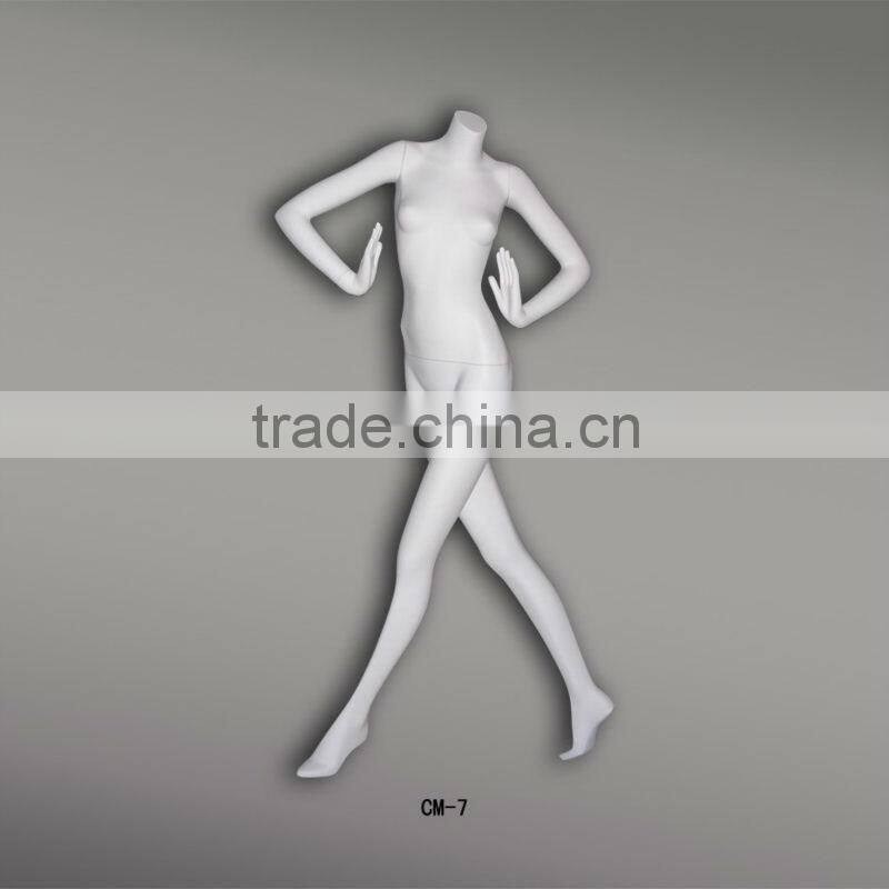 2015 fashion new style female headless mannequin/dummy for display female high quality cheap female model CM-7