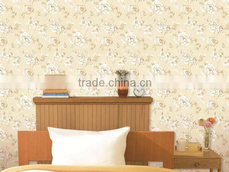 flower pure paper bedroom decoration wallpaper