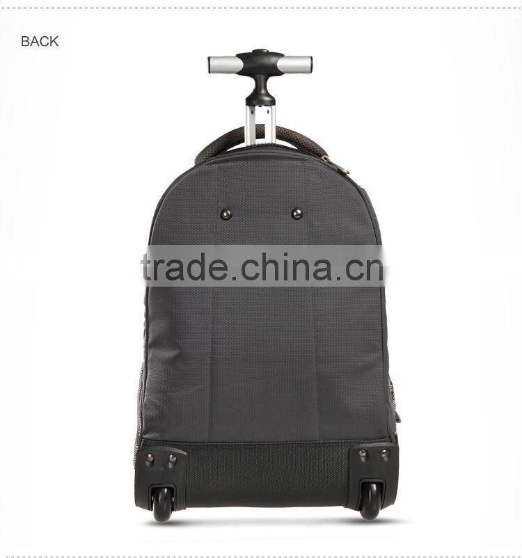 2016 new arrival trolley school bag laptop trolley backpack