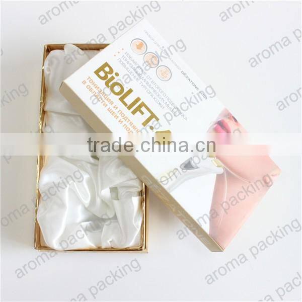 customer design good quality hot stamping printed cosmetic packing box for make up wholesale