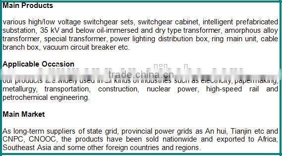 OEM Outdoor Prefabricated Compact Substation