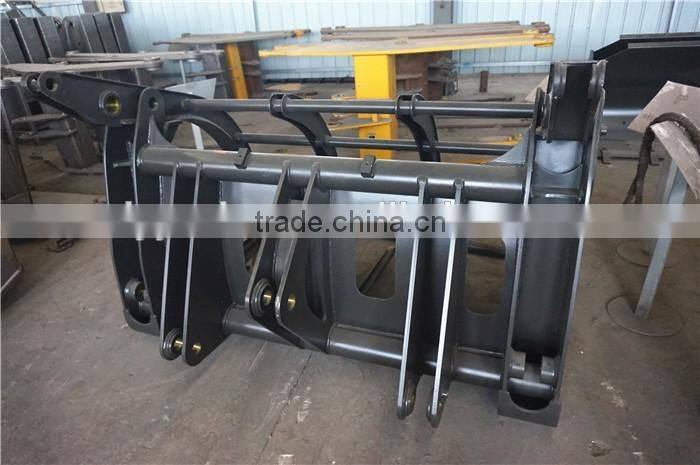 Muti-function Grass Grapple/Straw Grapple/Grapple Forks for sale, EX55,EX70,EX120,EX200,EX300,EX320,EX330,EX350 Grass Fork