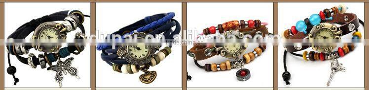Newest unisex leather bracelets for men and women
