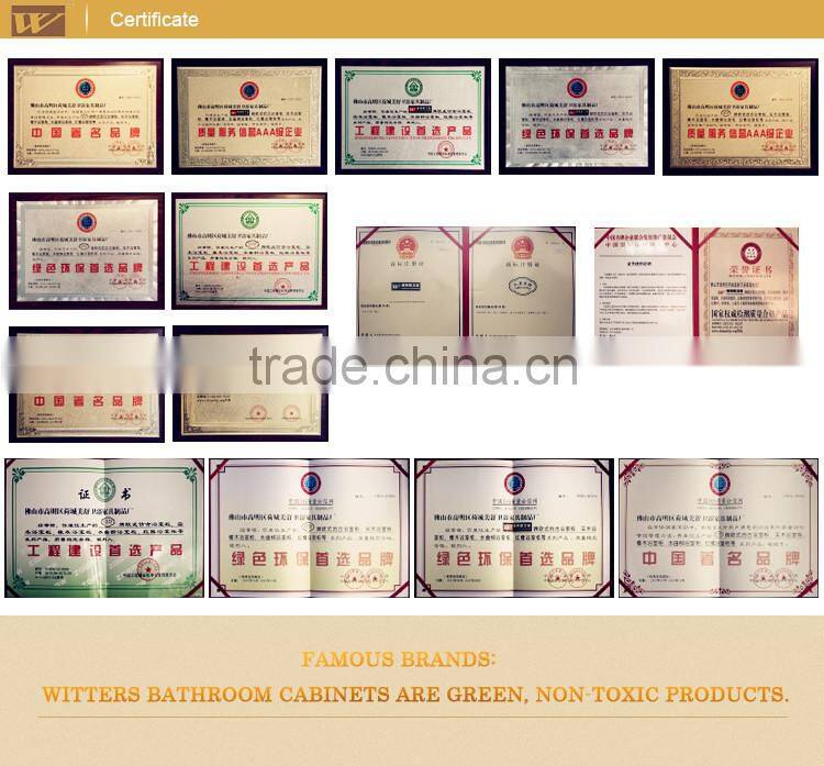 Royal gold bathroom vanity with soft close hinges WTS201