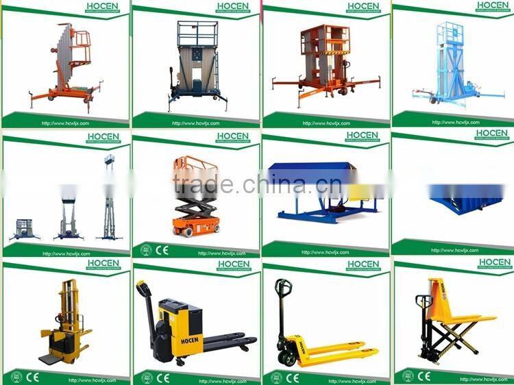 Aluminum Alloy Hydraulic Rising Electric Lifter Table Aerial Maintenance Platform