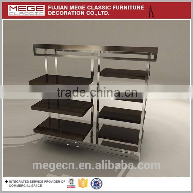 Modern design garments display exhibition shelf