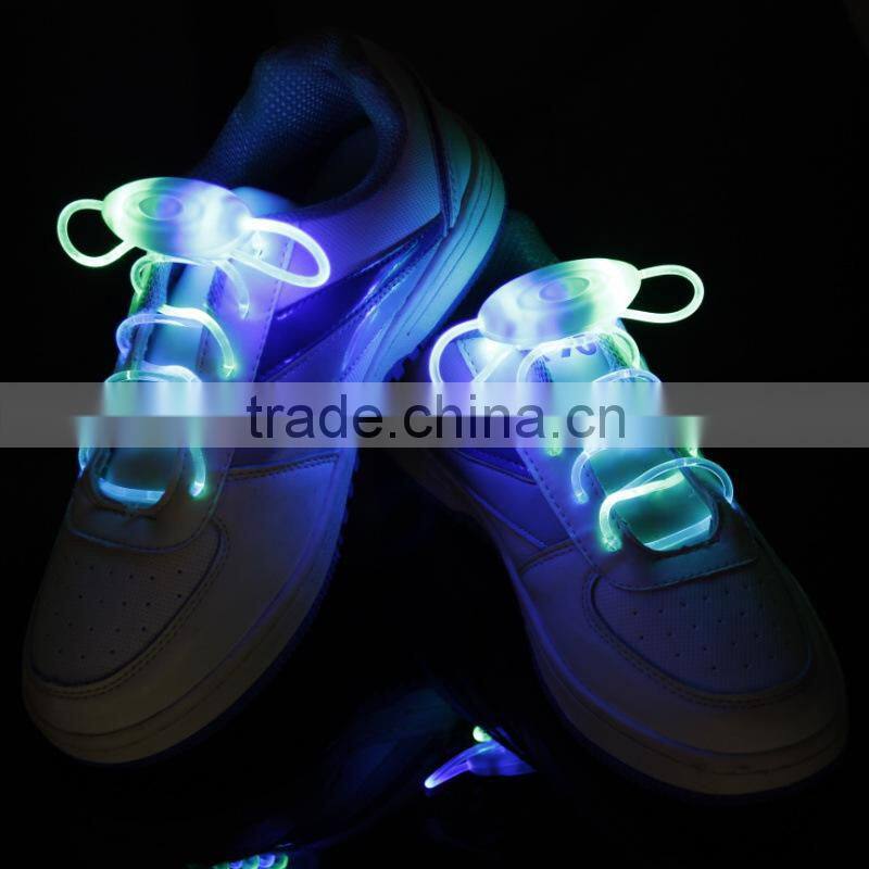 High quality LED Shoelaces with Continuous and 2 Blinking Modes Flash Lighting the Night for Party Hip-hop Dancing