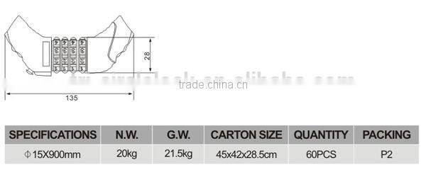 High Quality Tri-Circle Cable Locks JM-A