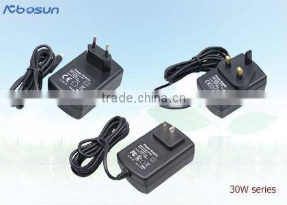 ac dc power adaptor white/ black (optional color) in wattages from 5W to 120W with CE UL CUL FCC KCC PSE CCC GS SAA approval