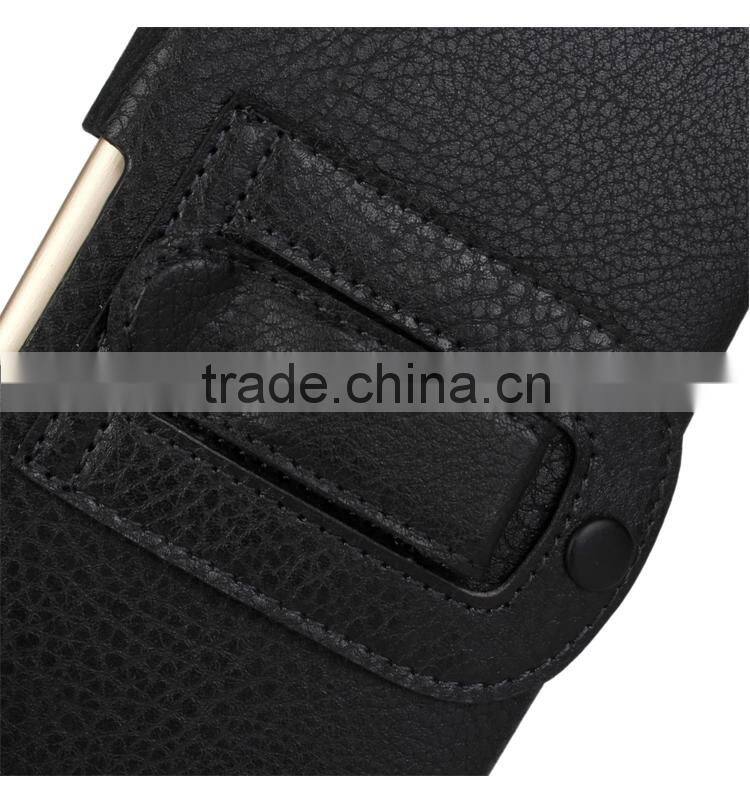 hot sell Push and Pull style leather universal flip phone case