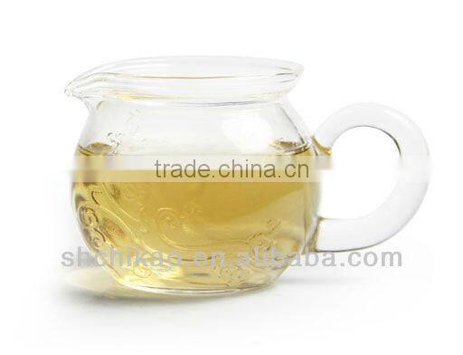 borosilicate glass mug with handle