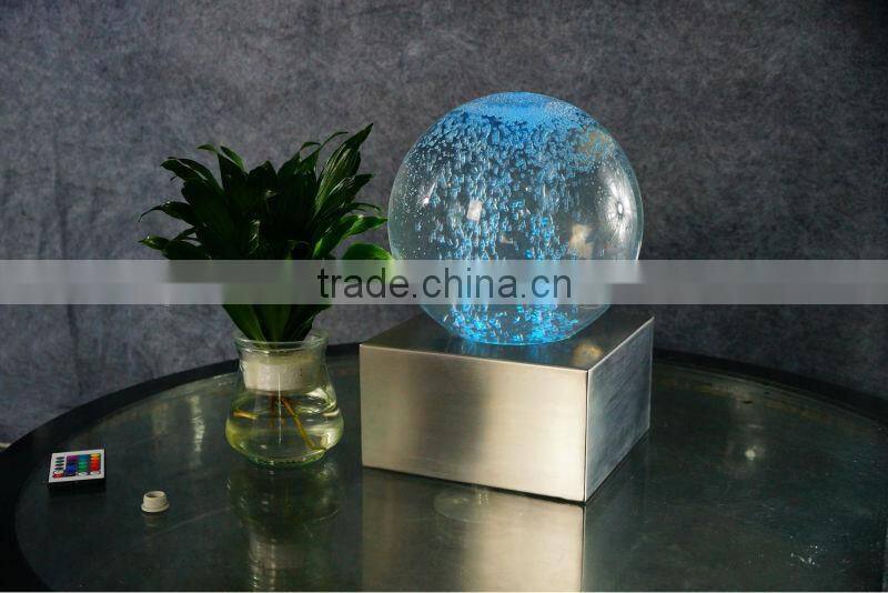 LED colorful Magic bubble sphere,table top fountain Magic ball