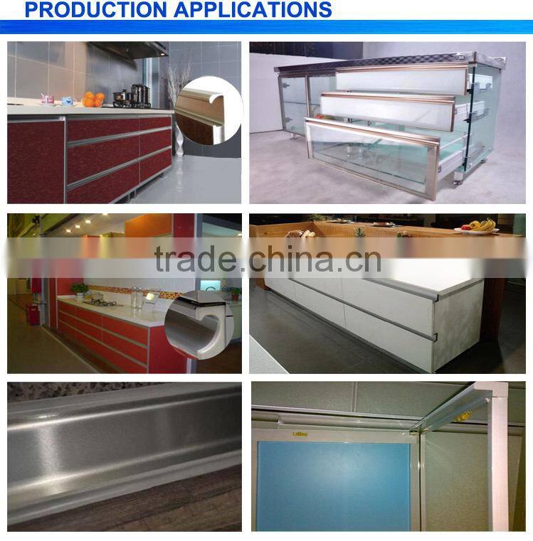Free Sample Kitchen Cabinet Handles Concealed Extrusion Aluminium Price